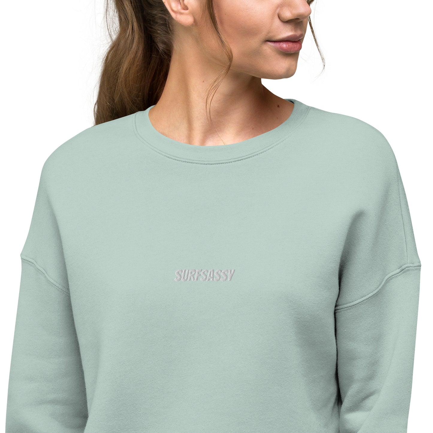 Crop Sweatshirt Good Vibes